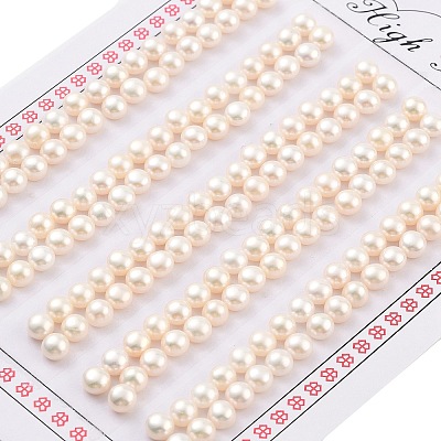 Grade 6A Natural Cultured Freshwater Pearl Beads PEAR-N018-6A-4550A-1