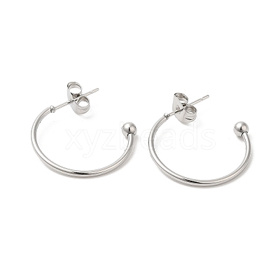 Non-Tarnish 304 Stainless Steel Stud Earring LS-EJEW-H134-02C-P-1