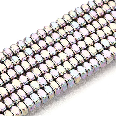 Electroplated Synthetic Non-magnetic Hematite Beads Strands G-T139-61D-1