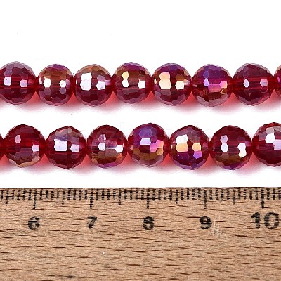 Transparent Glass Beads Strands GLAA-Q107-02A-05-1