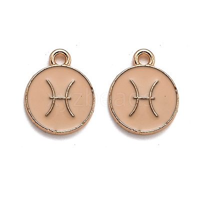 Alloy Enamel Pendants ENAM-S124-01A-10H-1
