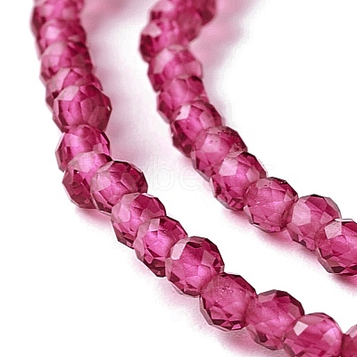 Transparent Glass Beads Strands X-GLAA-C019-01A-05-1