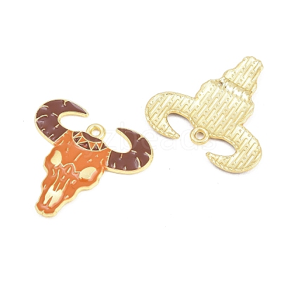West Cowboy Theme Alloy Enamel Pendants ENAM-L056-01B-04-1