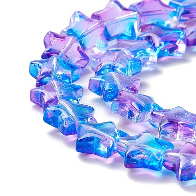 Transparent Glass Beads Strand GLAA-K057-01H-1