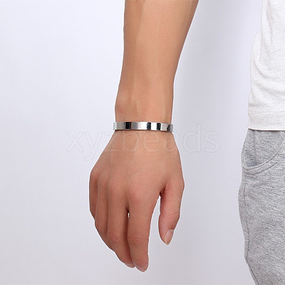 Aluminum Bangle Blanks LS-DIY-H134-01A-P-1