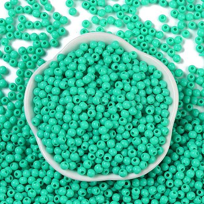 Opaque Acrylic Beads SACR-A007-01A-10-1