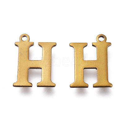 PVD Vacuum Plating  304 Stainless Steel Charms STAS-H112-H-AB-1