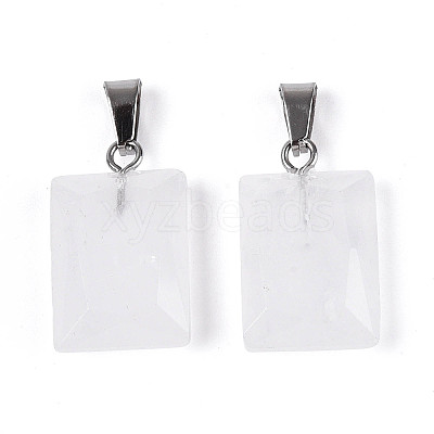 Natural Quartz Crystal Pendants G-N349-17P-03-1