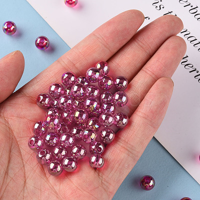 Transparent Acrylic Beads MACR-S370-B8mm-706-1
