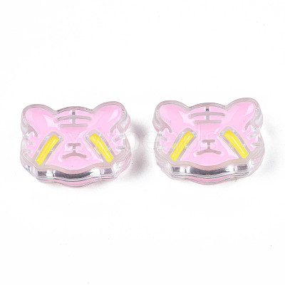 Transparent Acrylic Beads ACRC-T002-01C-1