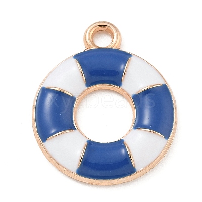 Alloy Enamel Pendants ENAM-A008-14KCG-04-1
