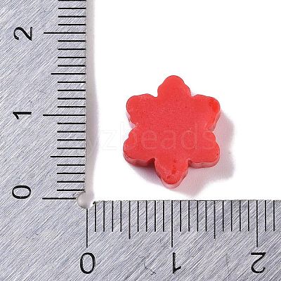 Opaque Christmas Theme Resin Cabochons RESI-H162-06F-1