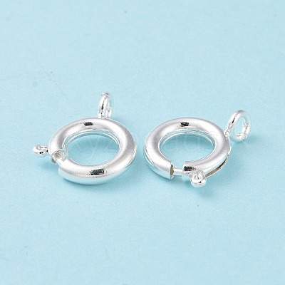 Eco-friendly Brass Spring Ring Clasps KK-D082-01B-S-1