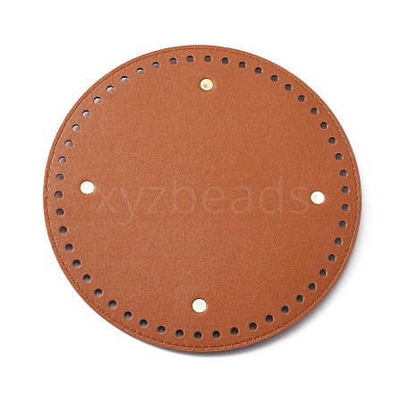 PU Leather Knitting Crochet Bags Nail Bottom Shaper Pad FIND-WH0114-84C-01-1