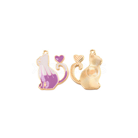 Zinc Alloy Enamel Pendants ENAM-CJC0010-01LG-04-1