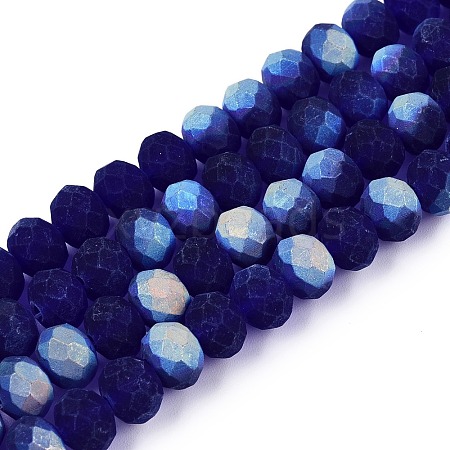 Transparent Glass Beads Strands LS-EGLA-A044-T8mm-MB06-1