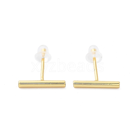 925 Sterling Silver Stud Earrings EJEW-S243-02G-1