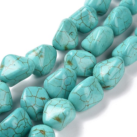 Synthetic Turquoise Beads Strands X-TURQ-G506-2-1