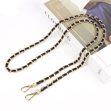 Imitation Leather & Alloy Chain Bag Strap PURS-PW0001-243B-1