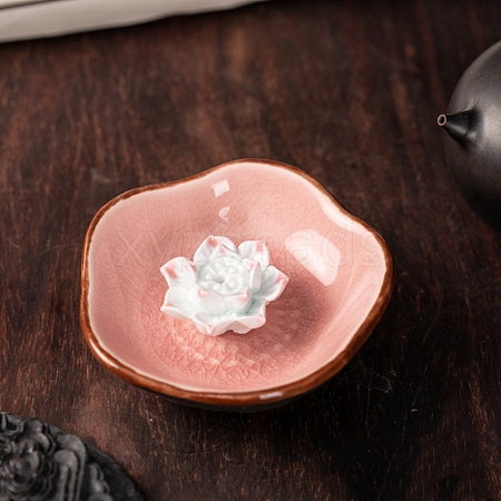 Lotus Porcelain Incense Burners Holder PW-WGD4385-01-1