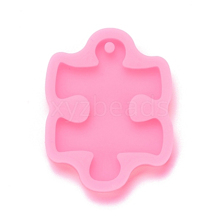 Puzzle Piece Pendant Silicone Molds DIY-M034-20-1