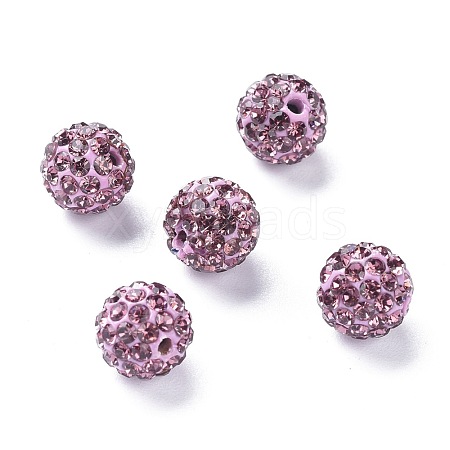 Pave Disco Ball Beads RB-H258-10MM-212-1