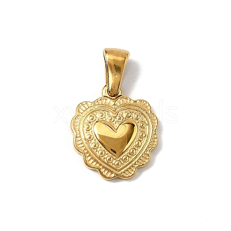 304 Stainless Steel Pendants STAS-B094-04B-G-1
