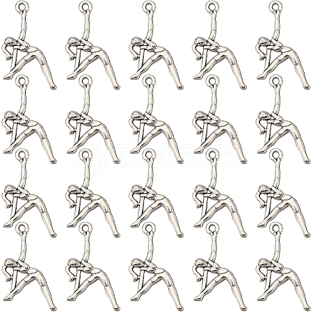 SUNNYCLUE 80PCS Tibetan Style Alloy Pendants PALLOY-SC0004-27-1