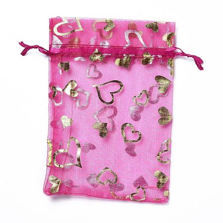 Organza Drawstring Jewelry Pouches OP-I001-B08-1