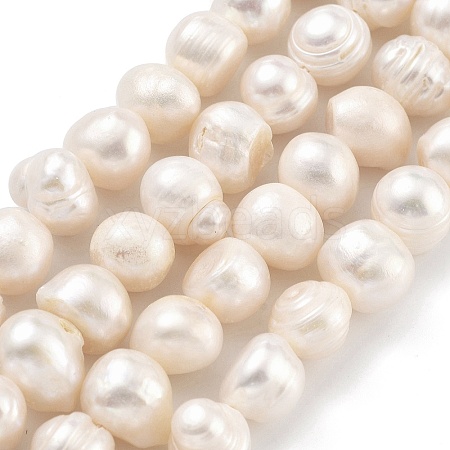 Natural Cultured Freshwater Pearl Beads Strands PEAR-C003-15B-1