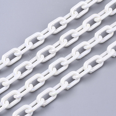 Acrylic Opaque Cable Chains PACR-N009-002J-1