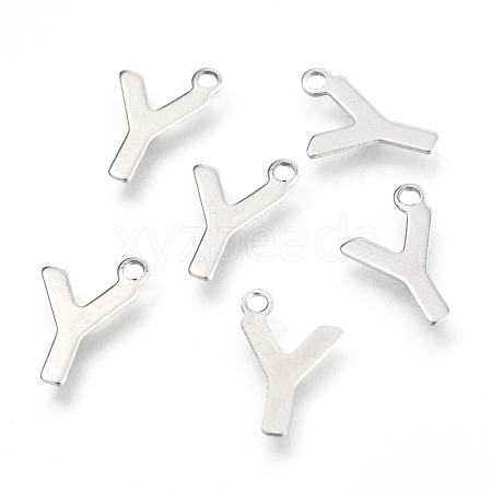 Non-Tarnish 201 Stainless Steel Charms STAS-C021-06P-Y-1