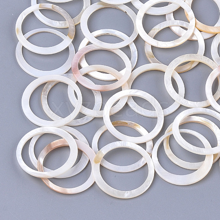 Freshwater Shell Linking Ring X-SHEL-S274-59-1