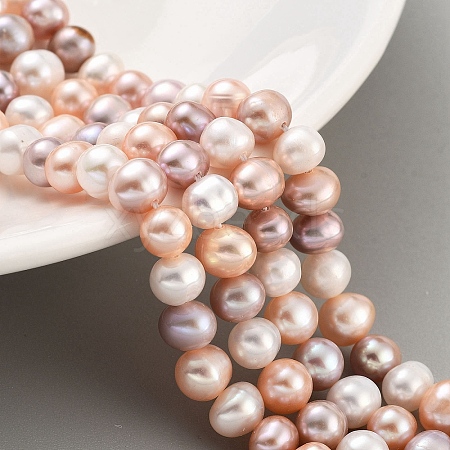 Natural Cultured Freshwater Pearl Beads Strands PEAR-C003-12J-1