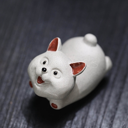 Ceramics Tea Pet Dog Display Decoration PW-WGE02FE-01-1