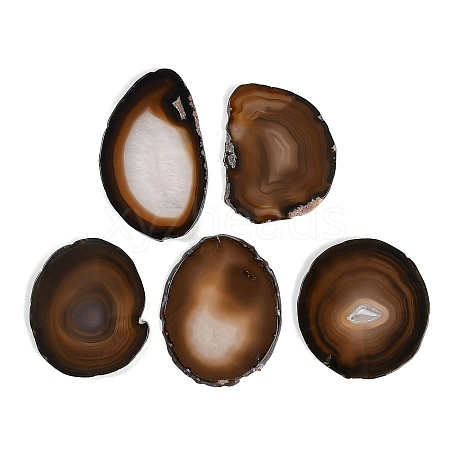 Dyed & Heated Natural Agate Slice Cabochons GG-CBAAF67-01G-1
