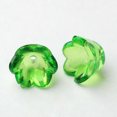 Transparent Acrylic Beads X-PL548-3-1