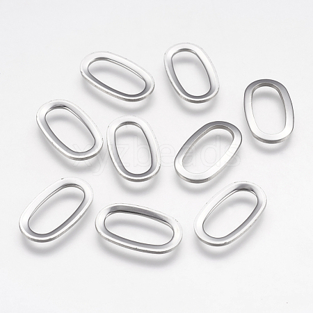 Tarnish Resistant 201 Stainless Steel Linking Rings STAS-K166-14P-1