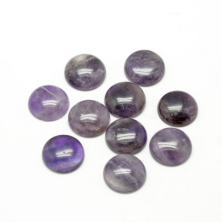 Natural Amethyst Cabochons X-G-R416-16mm-30-1