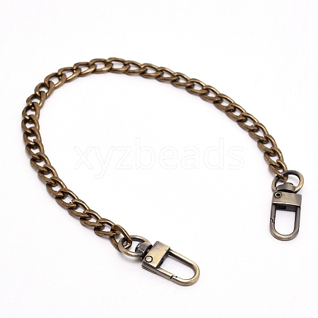 Iron Curb Chain Bag Strap IFIN-WH0057-32AB-1