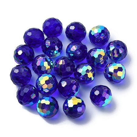 AB Color Plated Glass Beads EGLA-P059-02B-AB27-1