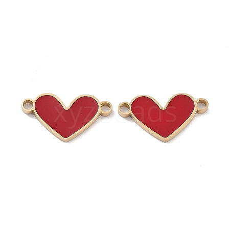 Ion Plating(IP) 304 Stainless Steel Enamel Connector Charms X-STAS-P339-10G-01-1