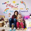 Translucent PVC Self Adhesive Wall Stickers STIC-WH0015-076-3