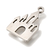 201 Stainless Steel Pendants STAS-R136-11P-2