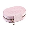 Italian Velvet Double Layers Jewelry Set Storage Zipper Boxes CON-G023-10-3