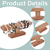 T Bar Wooden Watch Organizer Display Stands ODIS-WH0099-209A-3