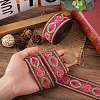 Ethnic Style Embroidery Polyester Ribbons SK-TAC0001-01-14