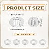 10Pcs 304 Stainless Steel Charms STAS-LP0003-19I-2