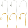 2 Colors 925 Sterling Silver Earring Hooks STER-BBC0006-24B-1