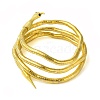 Adjustable Iron Snake Wrap Bangles BJEW-U004-03A-G-3